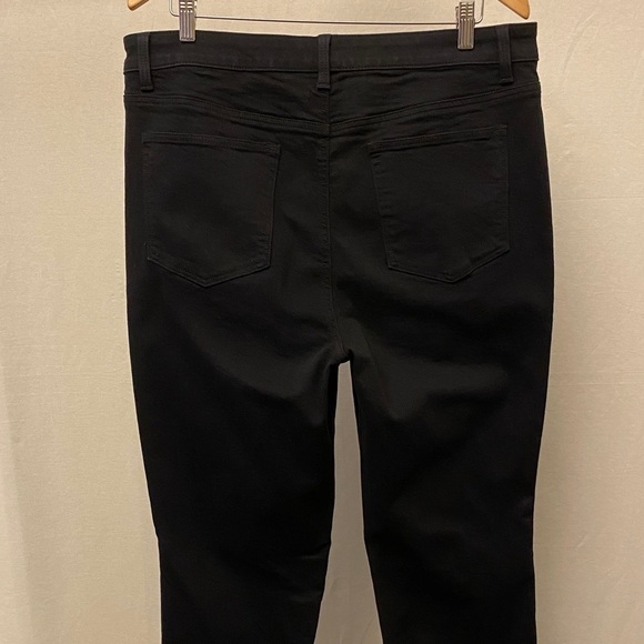 Talbots 16 Straight Leg Jeans Black High Rise Women’s Stretch 2021 - Picture 6 of 12
